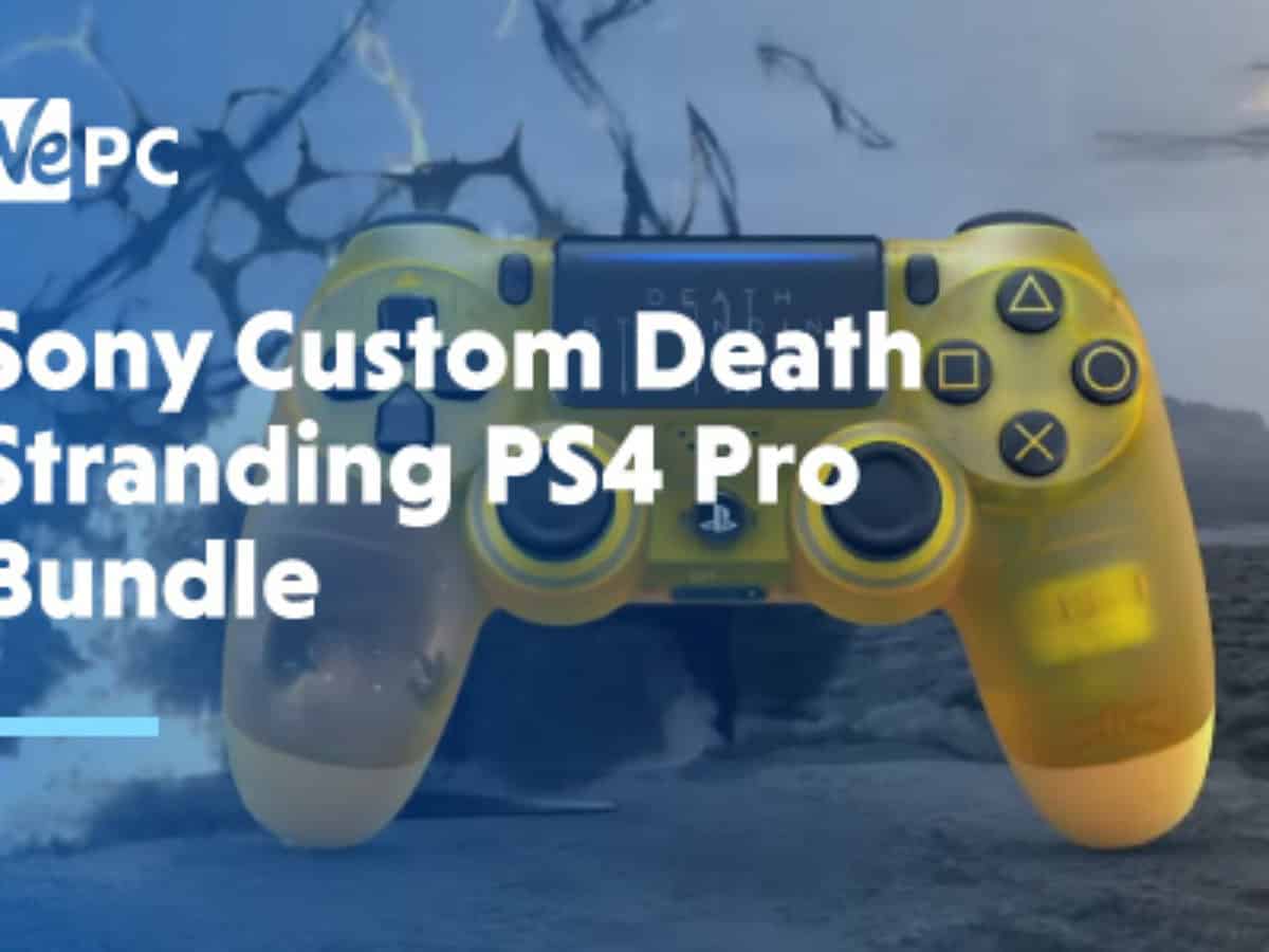 sony playstation 4 pro 1tb limited edition death stranding console bundle