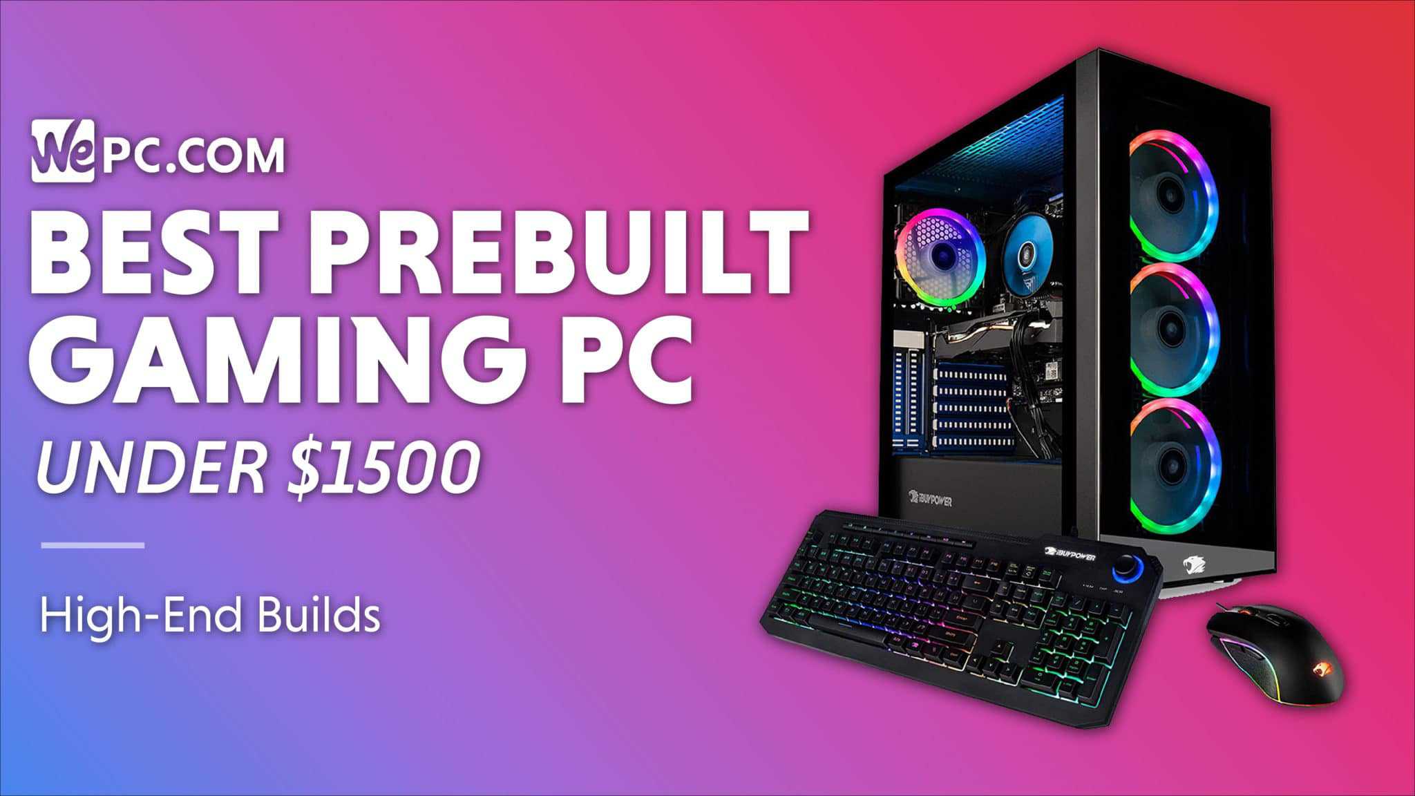 Best prebuilt gaming PC under 1500 2023 updated for October WePC
