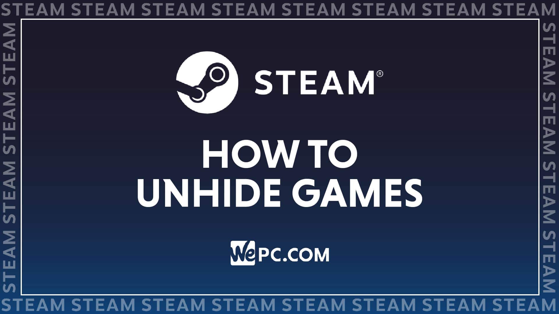 Steam Deck: Hide and Unhide Games! [Show Hidden Games] 