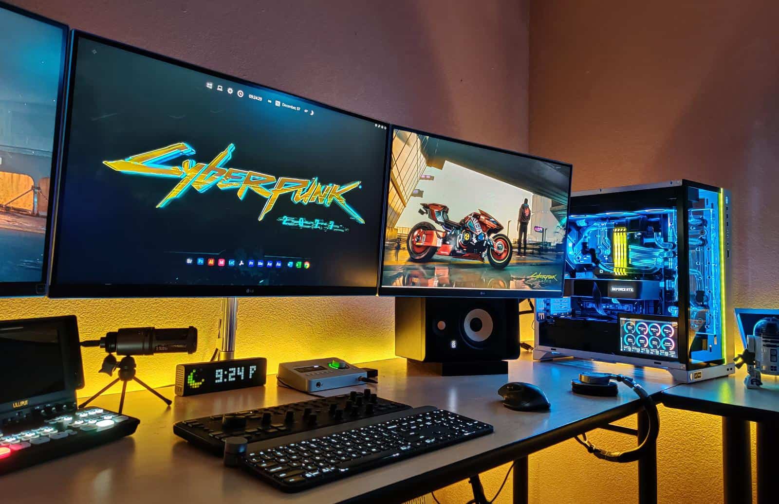 Cozy Great Gaming Pc Setup with Epic Design ideas