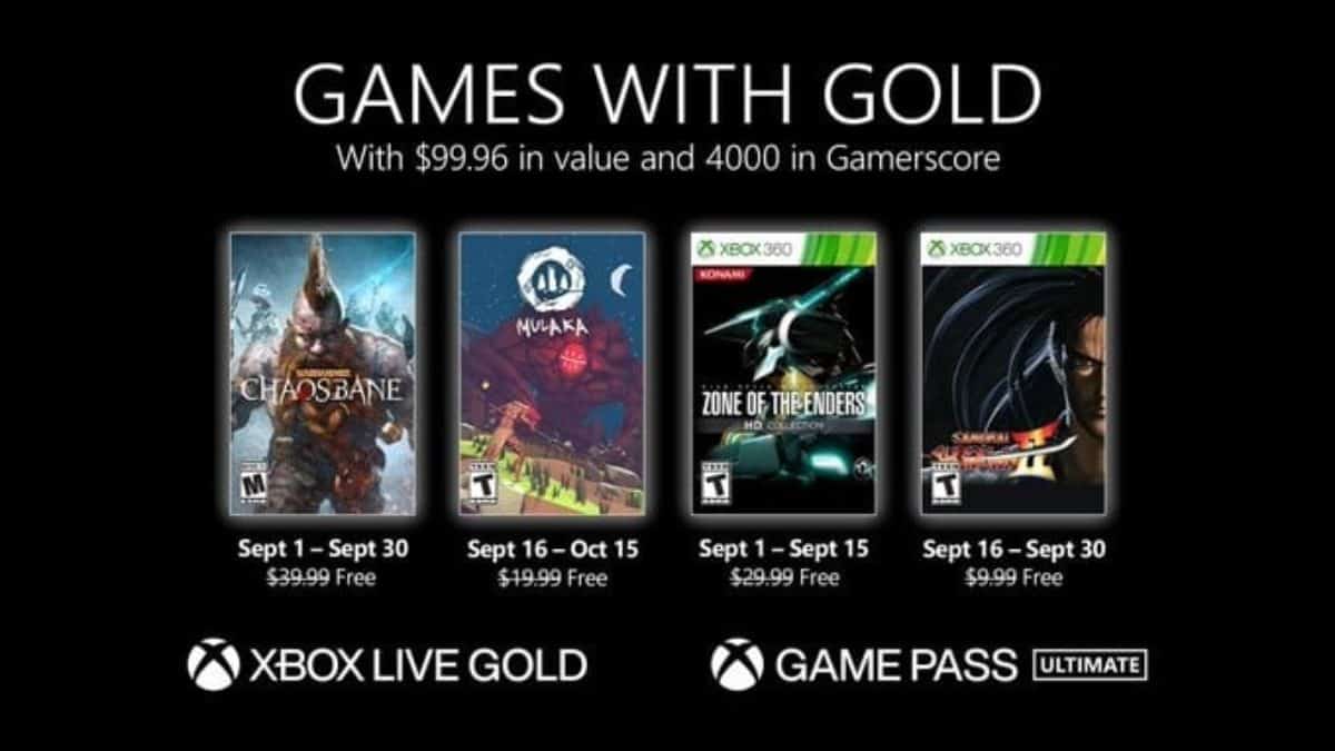 Free Xbox Games With Xbox Live Gold & Game Pass Ultimate WePC