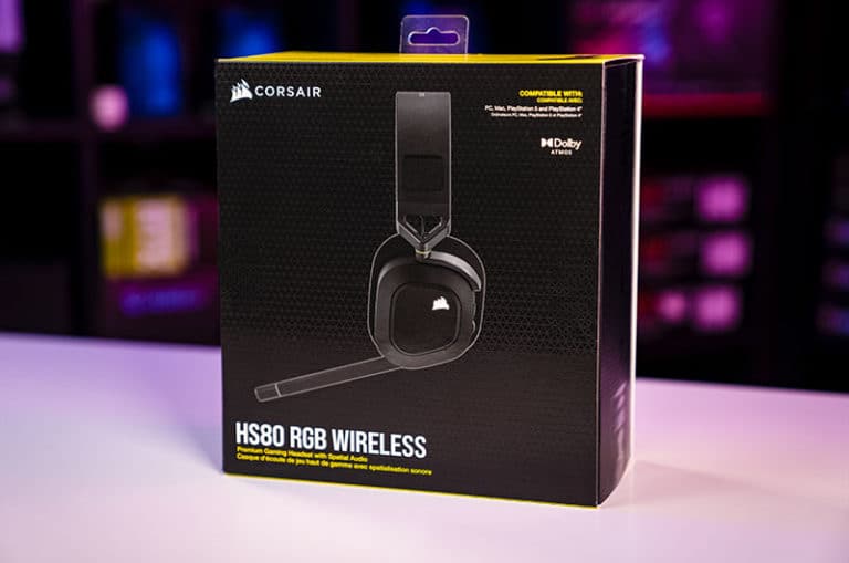 HS80 review wireless gaming headset | Corsair WePC