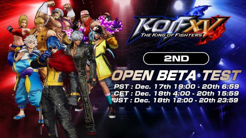 King of Fighters XV open beta kicks off November 19, download now live on  PlayStation : r/Fighters