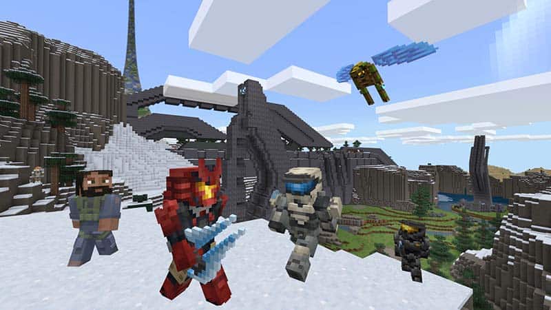 Master Chief Lands on Minecraft: Xbox 360 Edition in Halo Mash-Up
