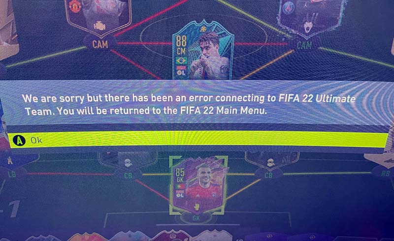 Is FIFA 22 FUT - Players reporting problems |