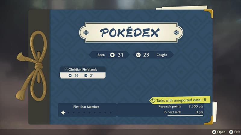 Complete Pokedex Checklist : r/PokemonLegendsArceus