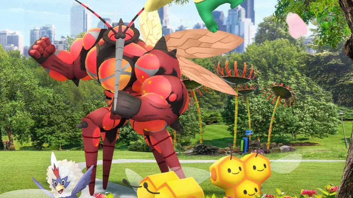 Nihilego escapes the Ultra Wormhole in Pokémon Go this week