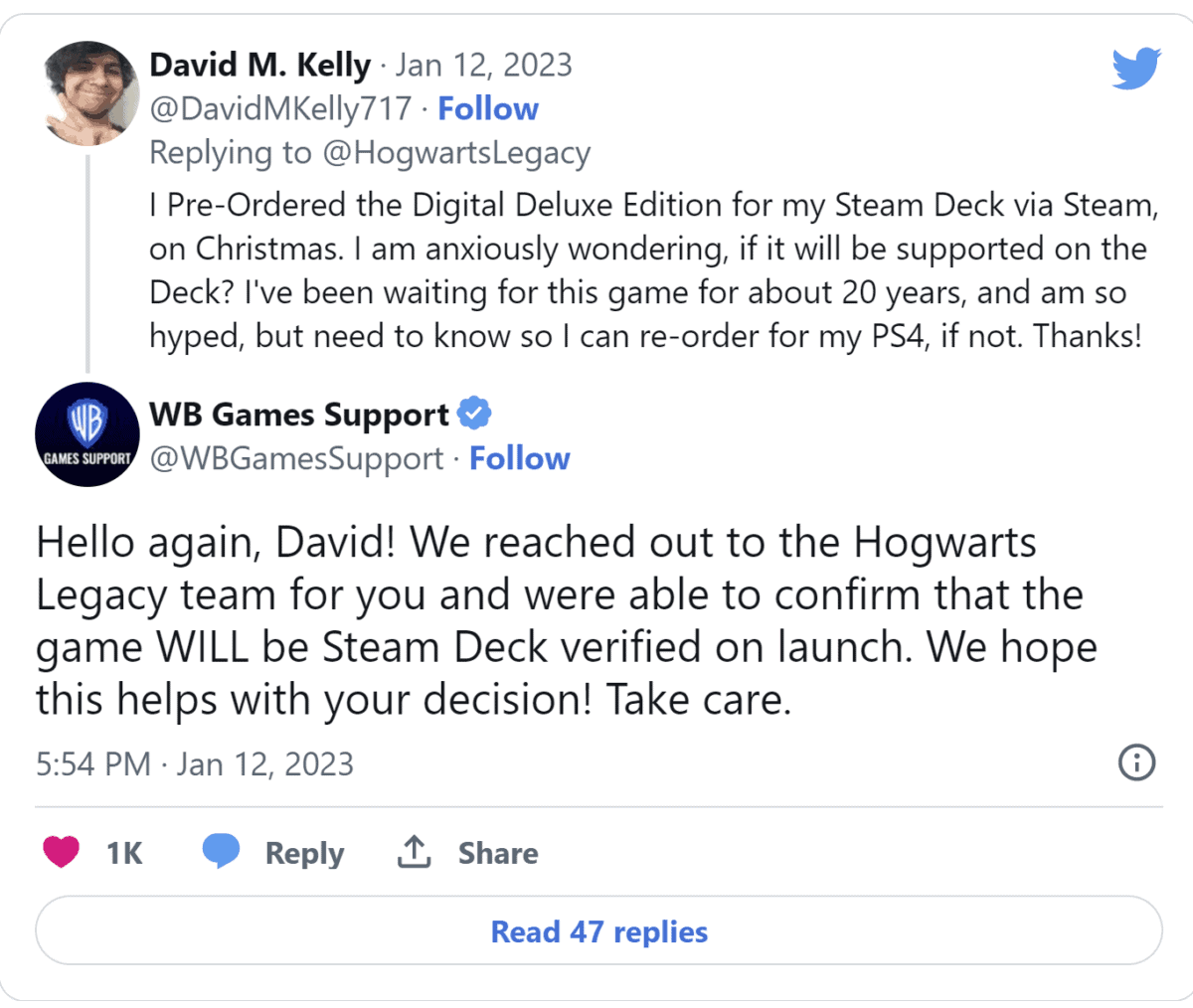Hogwarts Legacy will be Steam Deck Verified at launch - OC3D