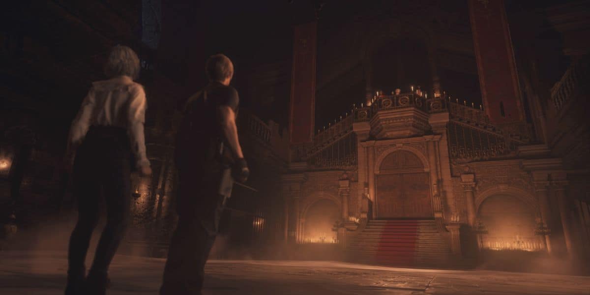 Resident Evil 4 Remake - Animated Wallpaper Clean Version (Castle) 