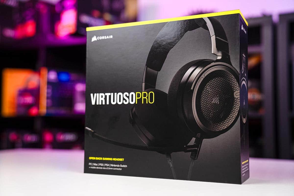 VIRTUOSO PRO Open Back Streaming/Gaming Headset - Carbon