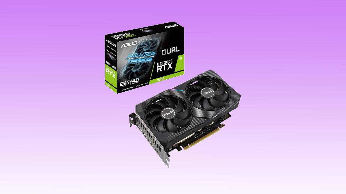 GeForce RTX 3060 DUAL 12GB Semi-Fanless Graphics Card